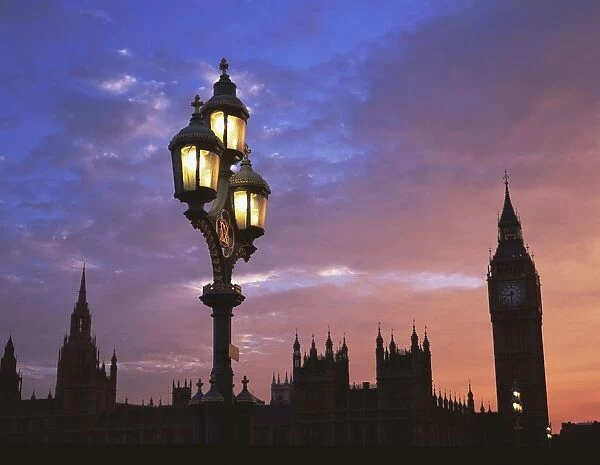 Parliament And Light At Sunset