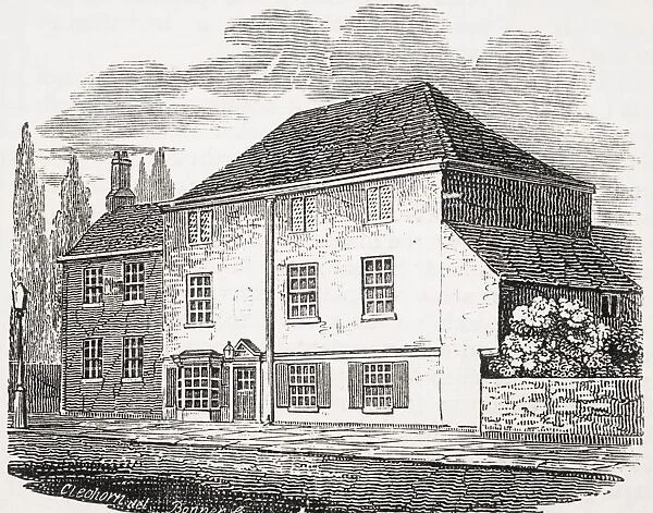The Pied Bull Islington London England Residence Of Sir Walter Raleigh From Old Englands Worthies By Lord Brougham And Others Published London Circa 1880 s