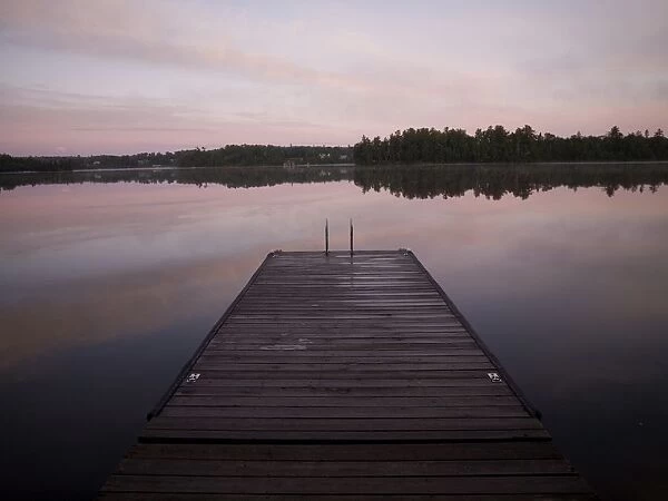 Pier, Lake Of The Woods, Ontario, Canada
