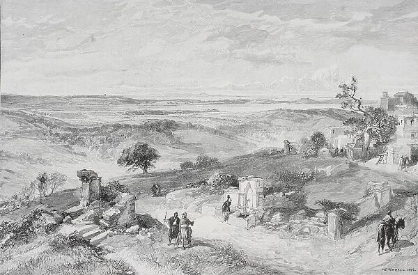 The Plains Of Troy From Erenkeui, Turkey. By William Simpson (1823-1899), From The Picturesque Mediterranean Circa 1890