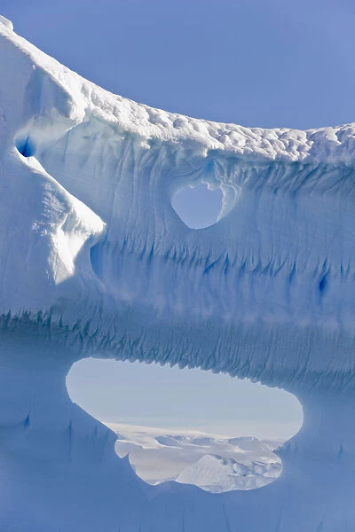 Portion Of A Gigantic Iceberg In Wilhelmina Bay Off Enterprise Island In The Antarctic Peninsula