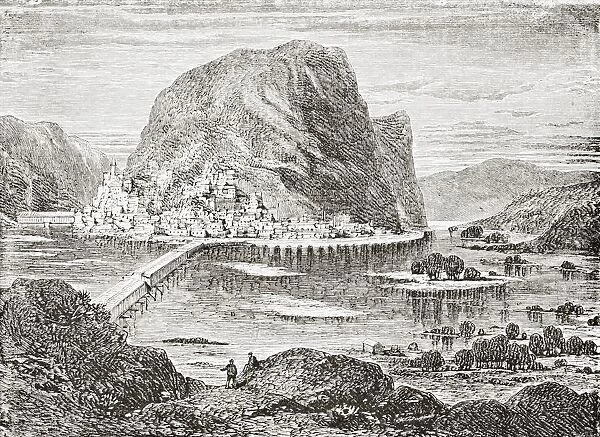 Potomac And Shenandoah At Harpers Ferry West Virginia America From The Gallery Of Geography Published London Circa 1872