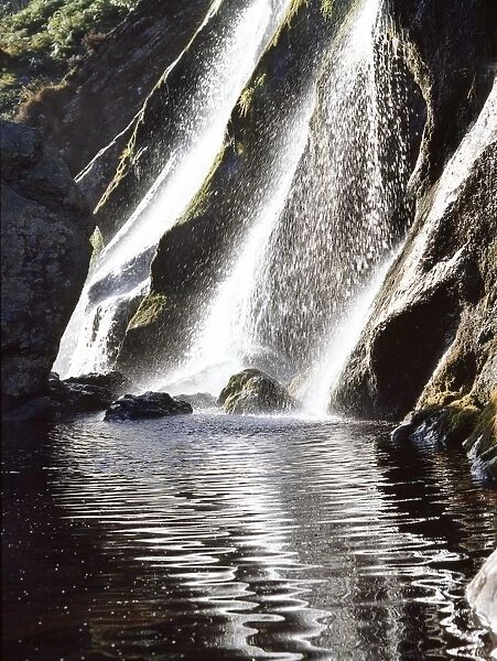 Powerscourt Waterfall, Powerscourt Estate, Co Wicklow, Ireland; Irelands Highest Waterfall