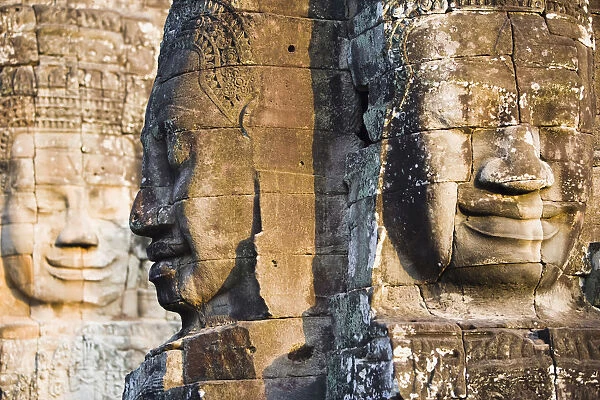 Profile Of Avalokiteshvara Statue From Bayon Temple, Angkor, Siem Reap, Cambodia