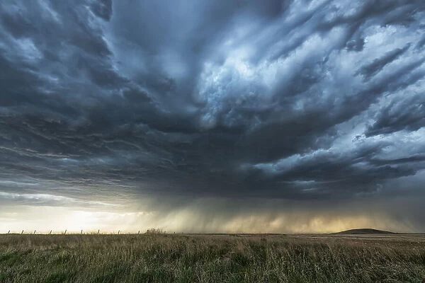 Rain storm on the prairies