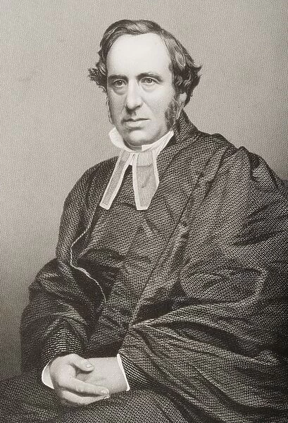 Richard Chenevix Trent, 1807-1886. Anglican Archbishop And Poet. Engraved By D. J. Pound From A Photograph Byjohn Watkins. From The Book The Drawing-Room Of Eminent Personages Volume 1. Published In London 1860