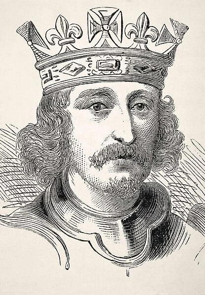 Richard I Of England Known As Lionheart 1157 To 1199 From The National And Domestic History Of England By William Aubrey Published London Circa 1890