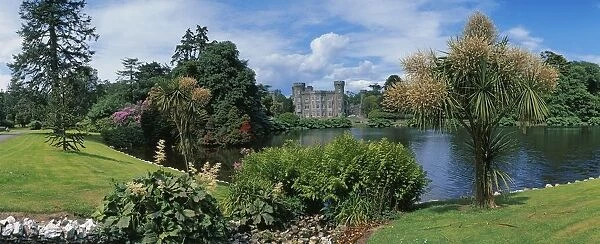 River In Front Of A Castle, Johnstown Castle, County Wexford, Republic Of Ireland