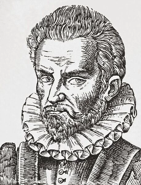 Robert Garnier, 1544 -1590. French Tragic Poet. From Science And Literature In The Middle Ages By Paul Lacroix Published London 1878