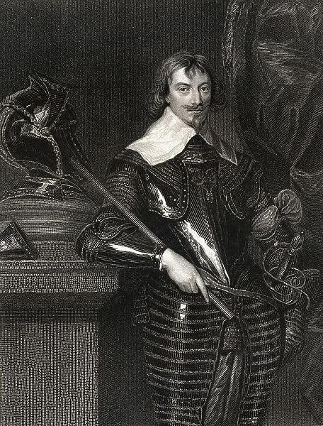 Robert Rich 2Nd Earl Of Warwick, Baron Rich, 1587-1658. English Colonial Administrator And Advocate Of Religious Toleration In North American Colonies. From The Book 'Lodges British Portraits'Published London 1823