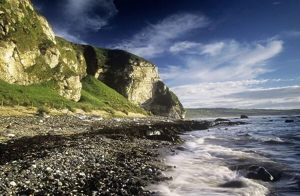 Rock Formations At The Coast, Ballintoy, County Antrim, Northern Ireland
