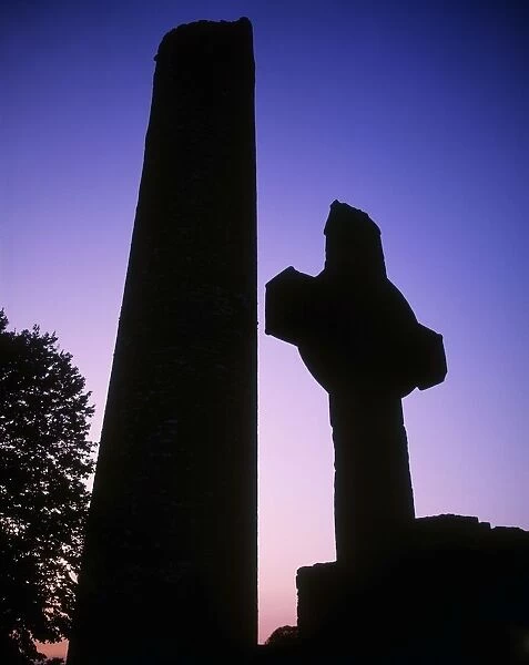 Round Tower And High Cross, Monasterboice, Co Louth, Ireland