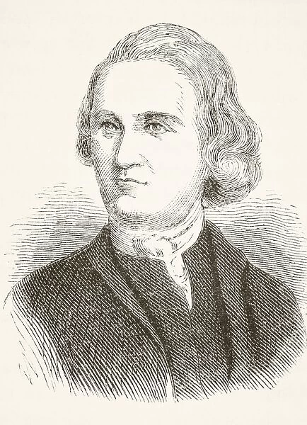 Samuel Adams 1722 - 1803. American Statesman And Founding Father. From The National And Domestic History Of England By William Aubrey Published London Circa 1890