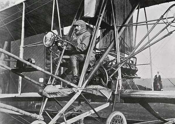 Samuel Franklin Cody 1867 To 1913 American Pioneer Of Manned Flight From The Book The Year 1912 Illustrated Published London 1913
