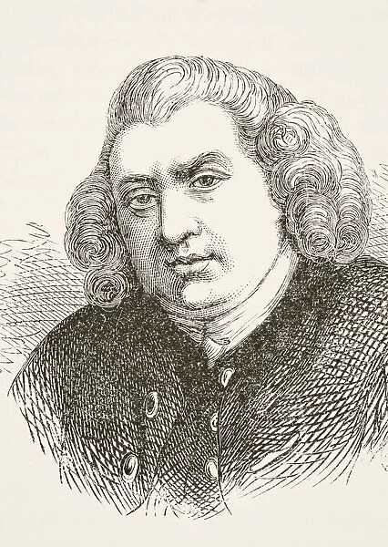Samuel Johnson 1709 To 1784. English Poet, Critic, Essayist And Lexicographer. From The National And Domestic History Of England By William Aubrey Published London Circa 1890