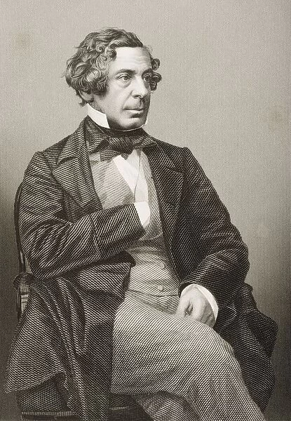 Samuel Warren, 1807-1877. English Lawyer And Novelist. Engraved By D. J. Pound From A Photograph By Mayall. From The Book The Drawing-Room Of Eminent Personages Volume 1. Published In London 1860
