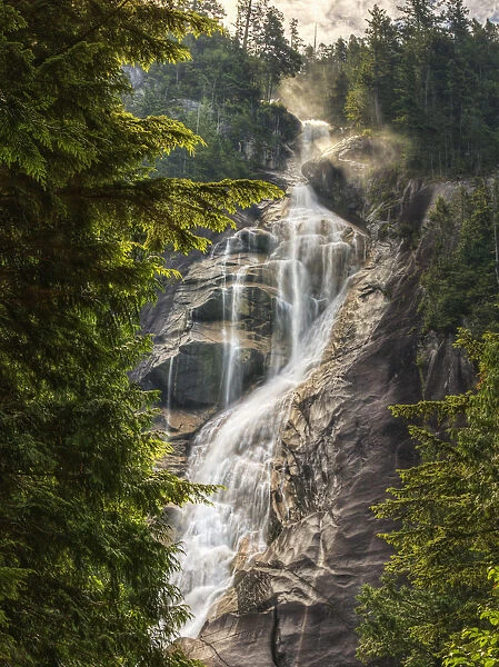 Scenic Of Shannon Falls; British Columbia Canada