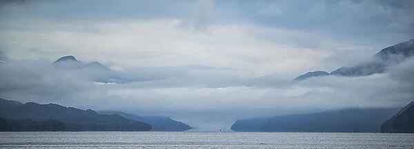 Scenic view of the Great Bear Rainforest area; Hartley Bay, British Columbia, Canada