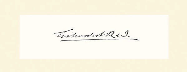 Signature Of Edward Vii, 1841