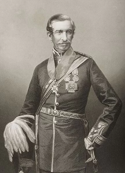 Sir Archdale Wilson, 1803-1874. British General. Engraved By D. J. Pound From A Photograph By Mayall. From The Book The Drawing-Room Portrait Gallery Of Eminent Personages Published In London 1859
