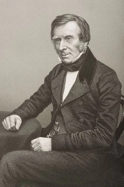 Sir Benjamin Collins Brodie, 1783-1862. British Surgeon, Philosopher, Writer And Statesman. Engraved By D. J. Pound From A Photograph By Maull And Polyblank. From The Book The Drawing-Room Of Eminent Personages Volume 2. Published In London 1860