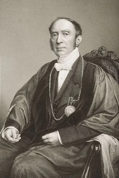 Sir Charles Locke Eastlake, 1793-1865. English Painter. Engraved By D. J. Pound From A Photograph By John Watkins. From The Book The Drawing-Room Of Eminent Personages Volume 2. Published In London 1860