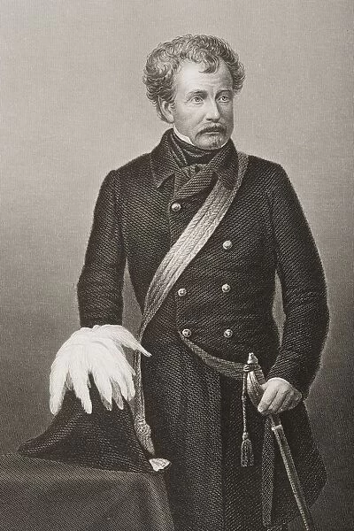 Sir Colin Campbell, Lieutenant-General, G. C. B. Lord Clyde, 1792-1863 Field Marshal. Engraved By D. J. Pound From A Photograph By Mayall. From The Book The Drawing-Room Portrait Gallery Of Eminent Personages Published In London 1859