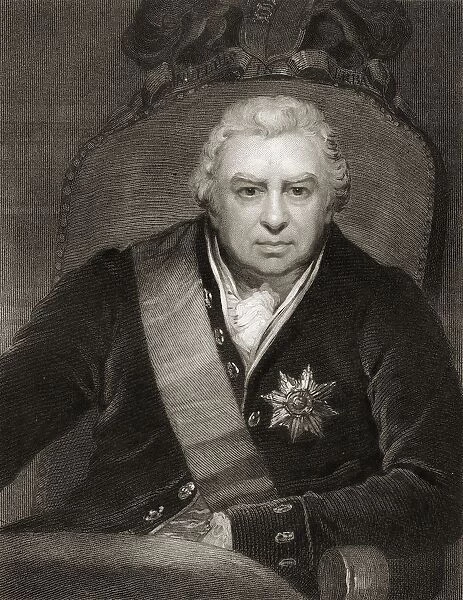 Sir Joseph Banks, Baronet Banks, 1743-1820. British Explorer And Naturalist. From The Book 'Gallery Of Portraits'Published London 1833