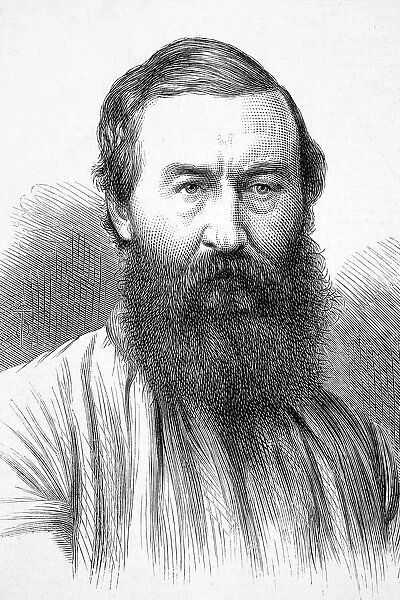 Sir Samuel White Baker 1821 To 1893 English Explorer From Illustrated London News 11 October 1873