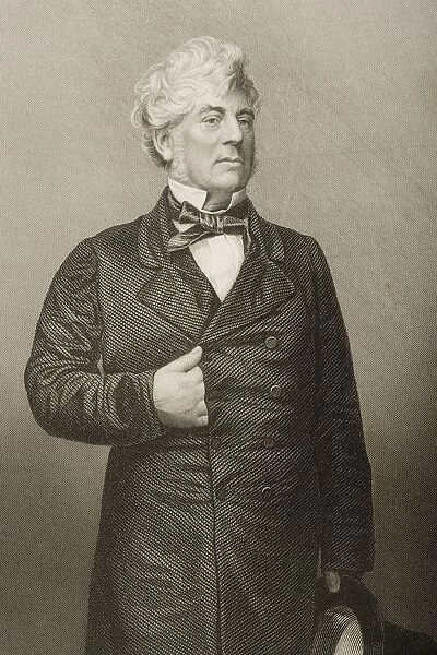 Sir William Shee, 1804-1868, First Catholic Judge In Ireland Since The Revolution Of 1690. Engraved By D. J. Pound From A Photograph By Ayall. From The Book The Drawing-Room Portrait Gallery Of Eminent Personages Volume 2. Published In London 1859