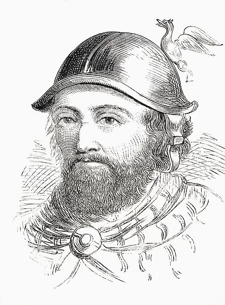 Sir William Wallace Circa 1272-76 To 1305 From The National And Domestic History Of England By William Aubrey Published London Circa 1890