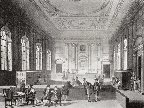 The South Sea House Threadneedle Street London England. From The Book The Life Of Charles Lamb Volume I By E V Lucas Published 1905
