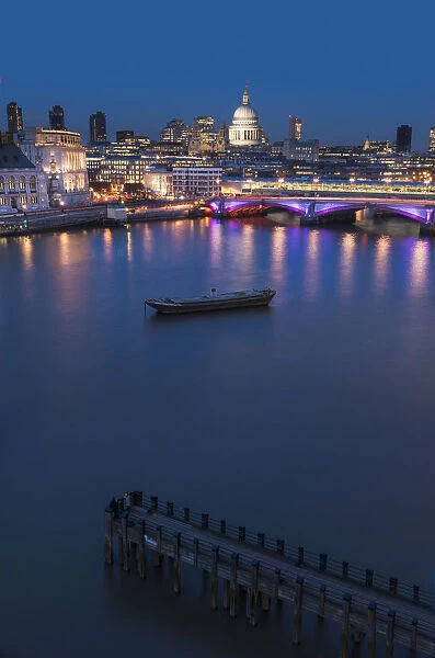 St. Pauls Cathedral And Blackfriars; London, England