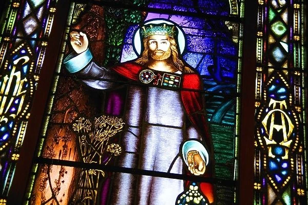 Stained Glass Window Of Christ