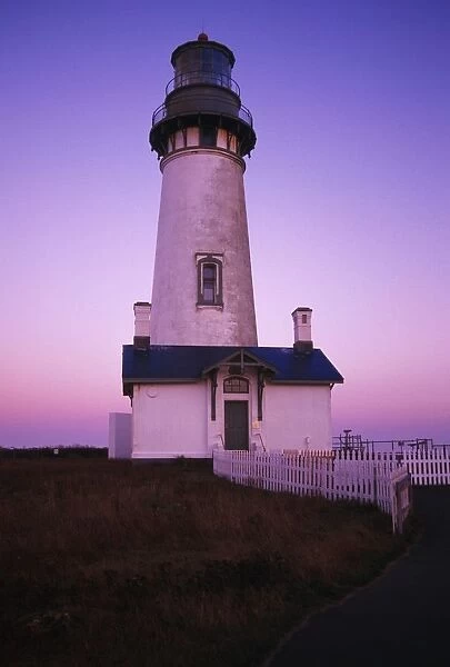 Sunset On Yaquina Head Lighthouse