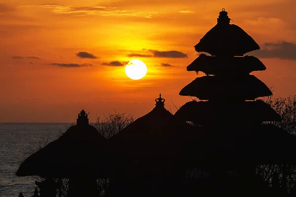 Tanah Lot Temple At Sunset; Bali, Indonesia