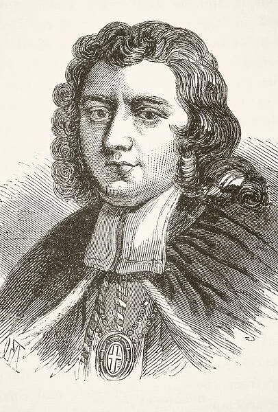 Thomas Burnet Circa 1635 To 1715, English Theologian And Writer On Cosmogony. From The National And Domestic History Of England By William Aubrey Published London Circa 1890