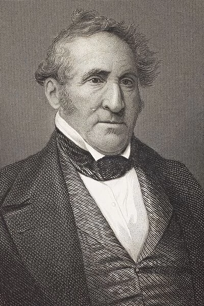 Thomas Hart Benton 1782 - 1858. American Politician. From The Book Gallery Of Historical Portraits Published C. 1880
