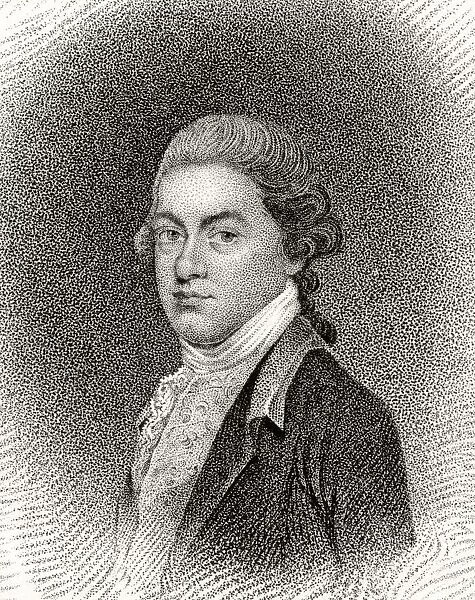 Thomas Lynch Jr 1749 To 1779 American Statesman And Founding Father A Signatory Of Declaration Of Independence 19Th Century Engraving By J. B. Longacre From An Enamel Painting