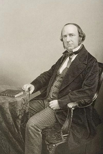 Thomas Wright, 1810-1877. English Antiquarian And Writer. Engraved By D. J. Pound From A Photograph By Maull And Polyblank. From The Book The Drawing-Room Portrait Gallery Of Eminent Personages Volume 2. Published In London 1859