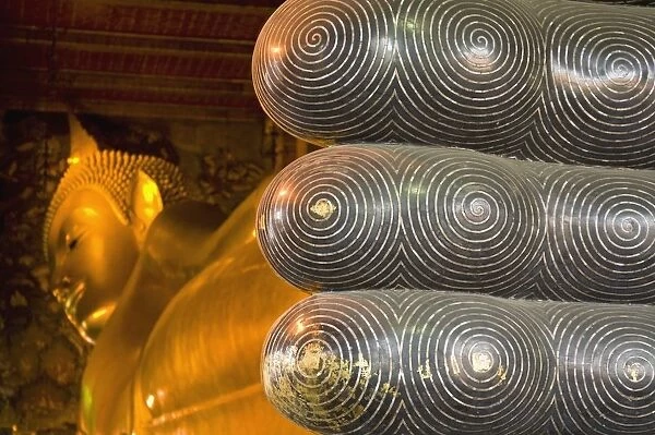 Detail Of Toes Of Large Reclining Buddha