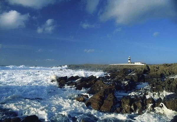 Tory Island, County Donegal, Ireland; Seascape With Lighthouse In The Distance