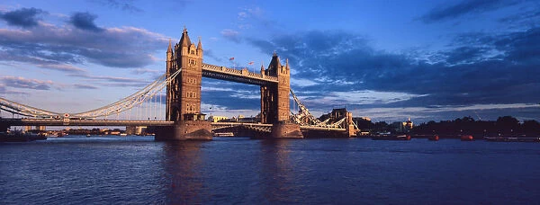 Tower Bridge At Sunset, London, England, Uk