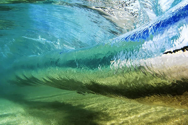 Underwater View Of Wave; Hawaii