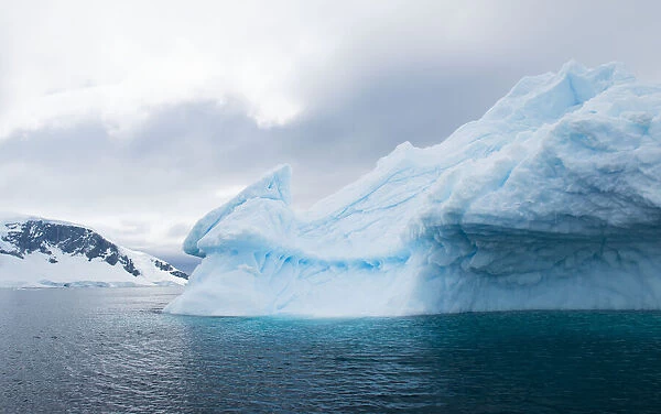 Unique iceberg formation off Danco Island in the Errera Channel, Antarctica