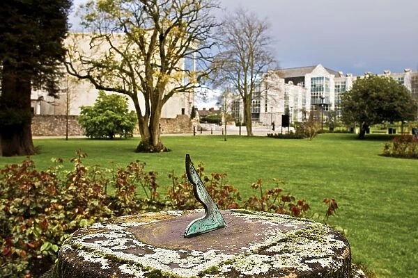 University College Cork (Ucc), Cork City, Ireland, Sundial On A College Campus