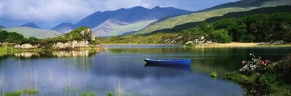Upper Lake, Killarney, Co Kerry, Ireland; Boats On A Lake
