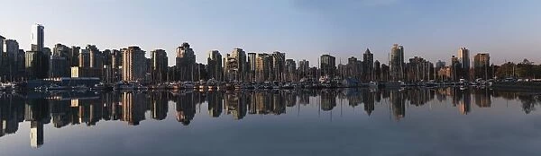Vancouver City Skyline; Vancouver, British Columbia, Canada