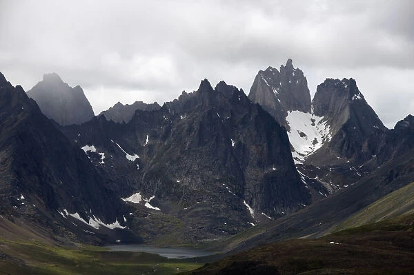 View Of Mount Monolith From Grizzly Lake Trail, Tombstone Territorial Park, Yukon Territory, Canada
