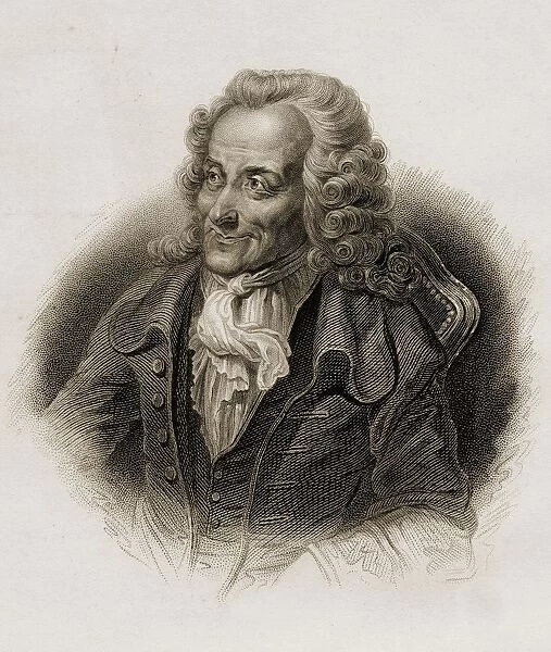 Voltaire, Pen-Name Of FranAzois-Marie Arouet, 1694-1778. French Writer And Philosopher
